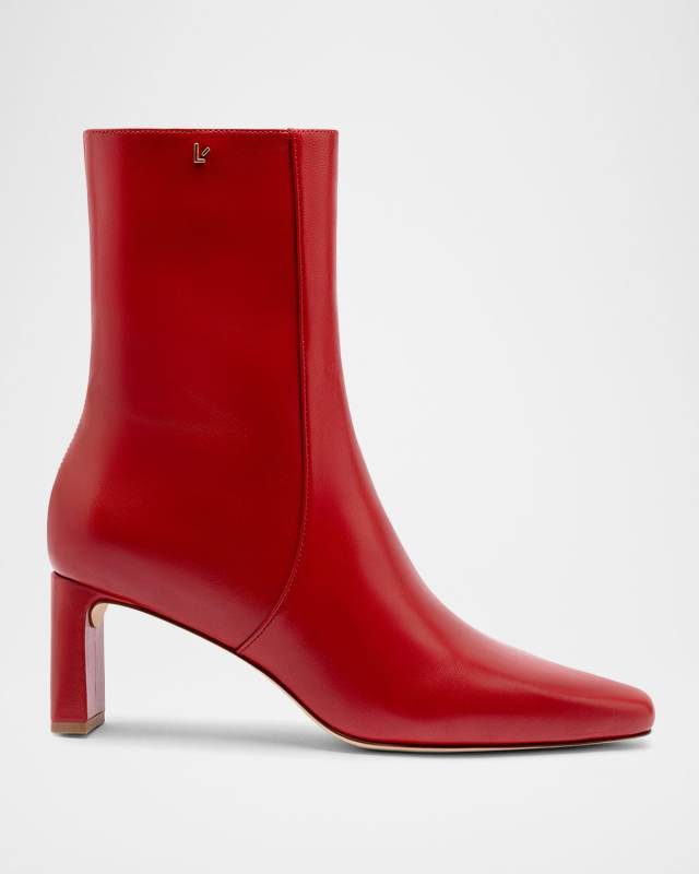 Alexis Leather Ankle Booties